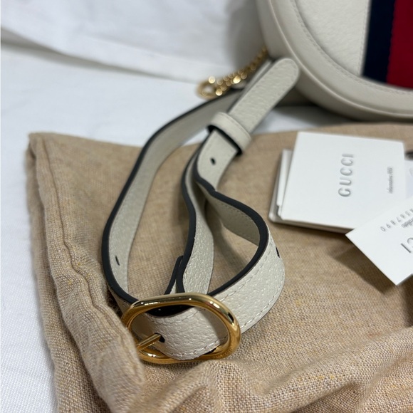 Authentic GUCCI Ophidia stripe leather mini backpack with cards and dust bag - Picture 4 of 12